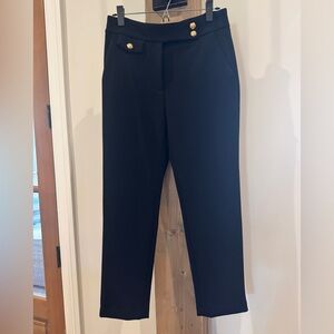 NWT Veronica Beard Renzo black pants. Size 6. $395